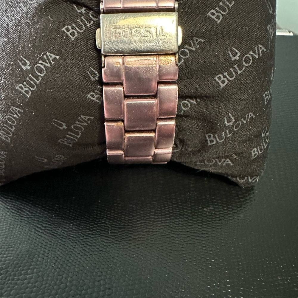 Fossil Tachymeter Purple Watch - Picture 2 of 11
